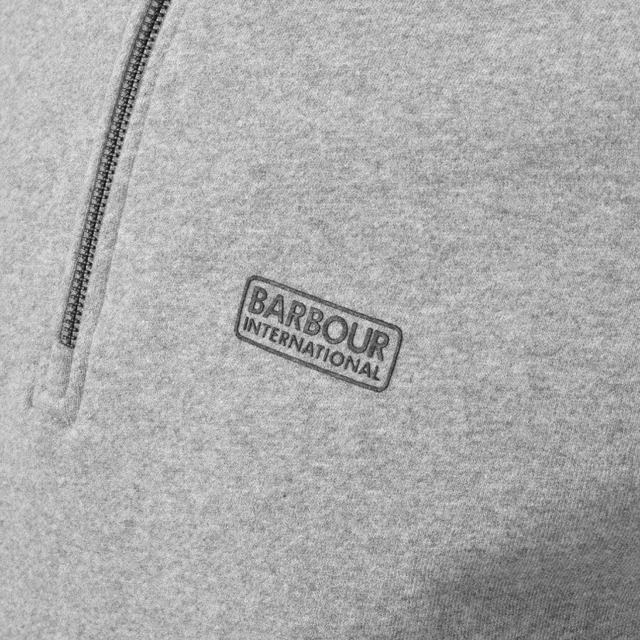 Barbour International Half Zip Sweatshirt Grey
